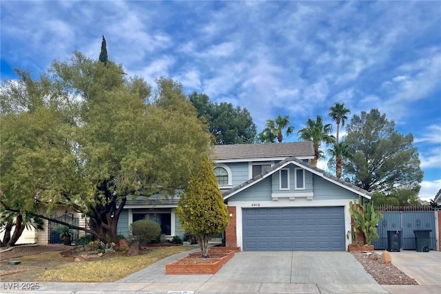 2812 Shadow Creek Cir, Las Vegas, NV 89117 - traditional-style home featuring an attached garage and driveway
