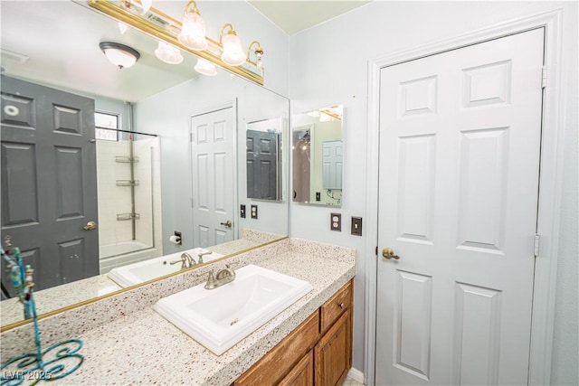 2812 Shadow Creek Cir, Las Vegas, NV 89117 - bathroom featuring bathtub / shower combination and vanity