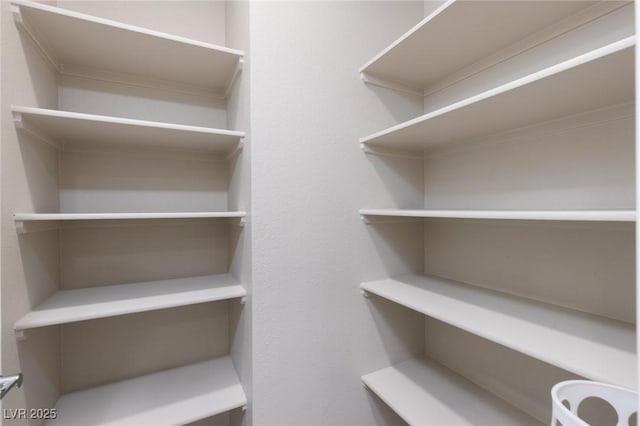 view of storage area