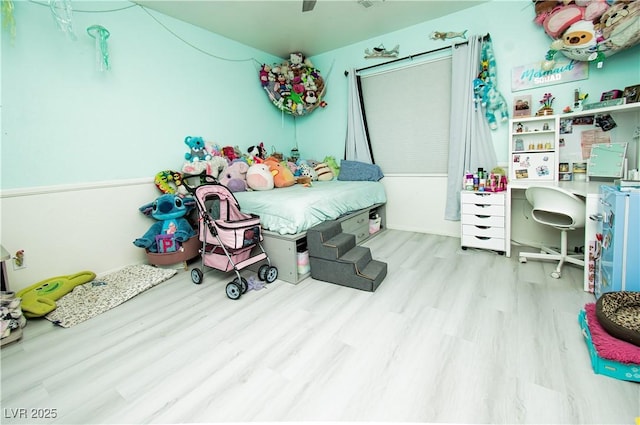 1017 Fairbury St, Henderson, NV 89052 - bedroom with ceiling fan and wood finished floors