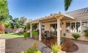 view of patio / terrace with fence