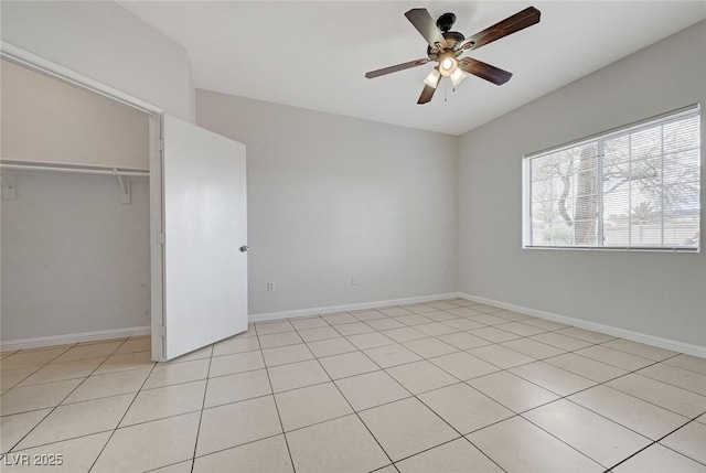 1881 W Alexander Rd Unit 1135, North Las Vegas, NV 89032 - unfurnished bedroom with baseboards, a closet, and ceiling fan