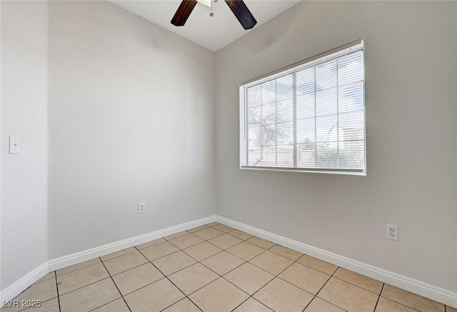 1881 W Alexander Rd Unit 1135, North Las Vegas, NV 89032 - spare room featuring light tile patterned floors, baseboards, and ceiling fan