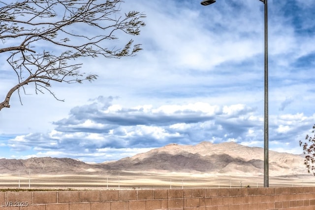 view of mountain feature