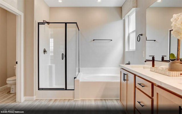 312 Parawan St Lot 12, Henderson, NV 89015 - full bath featuring a sink, a garden tub, toilet, and a shower stall