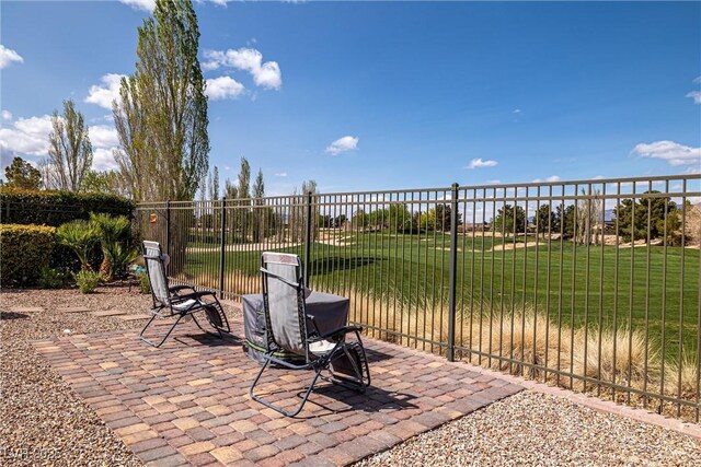 5224 E San Palo Dr, Pahrump, NV 89061 - view of patio with fence