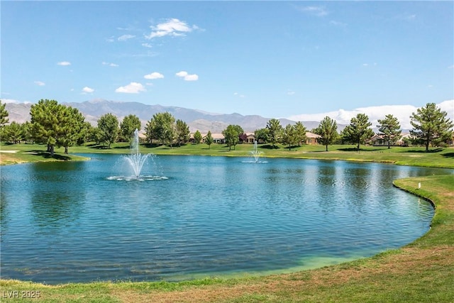 5224 E San Palo Dr, Pahrump, NV 89061 - view of water feature with a mountain view
