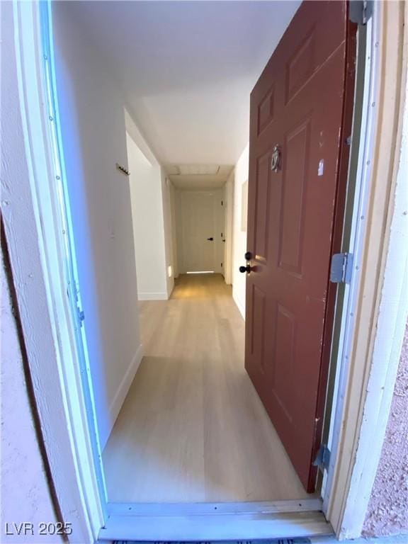 hall with baseboards