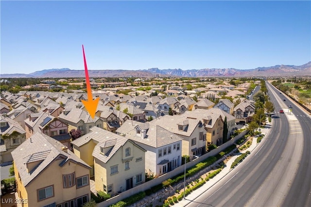 exterior space with a residential view