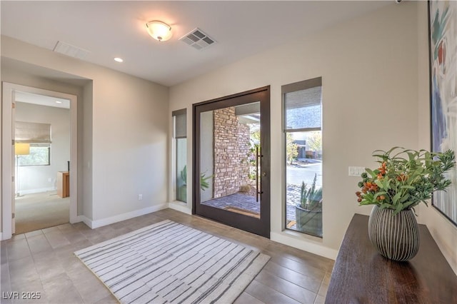 10 Sugarberry Ln, Las Vegas, NV 89135 - foyer featuring recessed lighting, light tile patterned floors, and baseboards