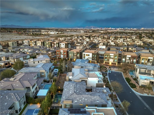10 Sugarberry Ln, Las Vegas, NV 89135 - aerial perspective of suburban area featuring mountains