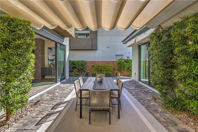 10 Sugarberry Ln, Las Vegas, NV 89135 - view of patio / terrace featuring outdoor dining space