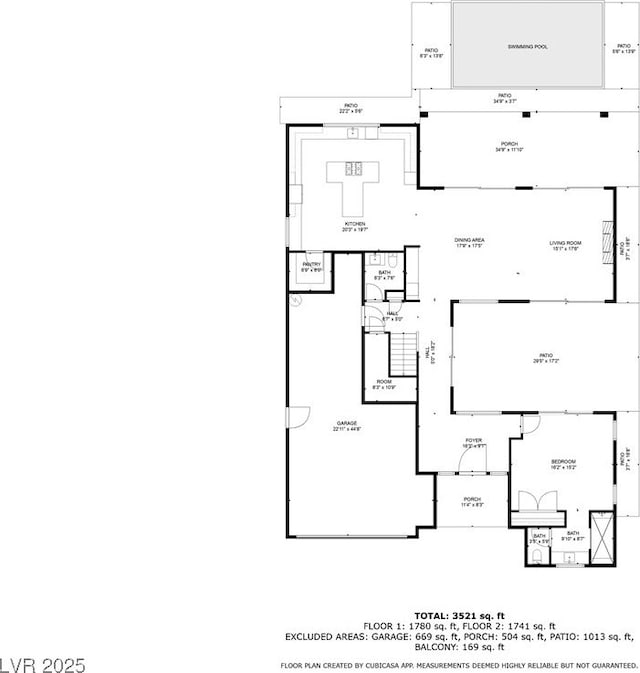 10 Sugarberry Ln, Las Vegas, NV 89135 - floor plan / room layout