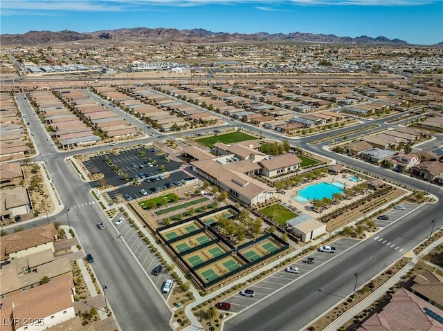732 Rosewater Dr, Henderson, NV 89011 - aerial view of a mountain backdrop