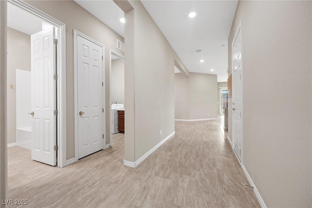 732 Rosewater Dr, Henderson, NV 89011 - hall with baseboards and recessed lighting