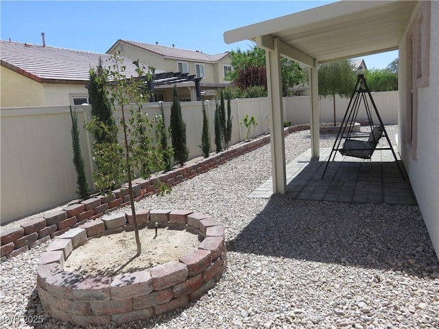 view of patio / terrace with a fenced backyard