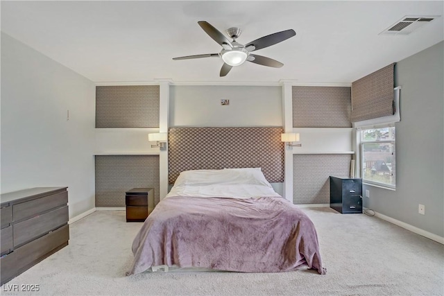 651 Penshaw Bridge Ave, Las Vegas, NV 89178 - bedroom with carpet and ceiling fan