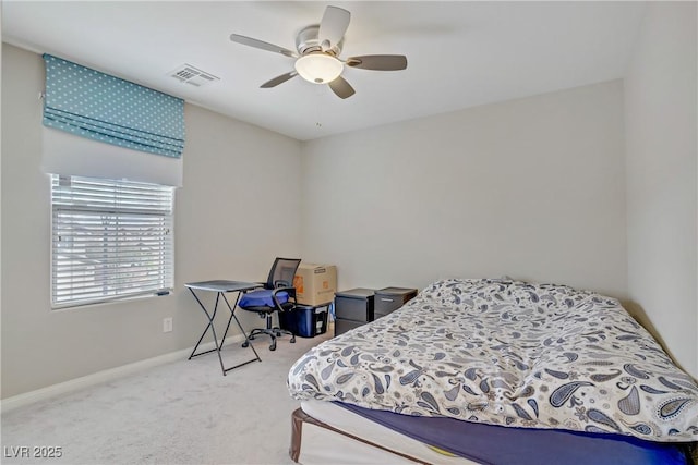 651 Penshaw Bridge Ave, Las Vegas, NV 89178 - carpeted bedroom featuring baseboards and a ceiling fan