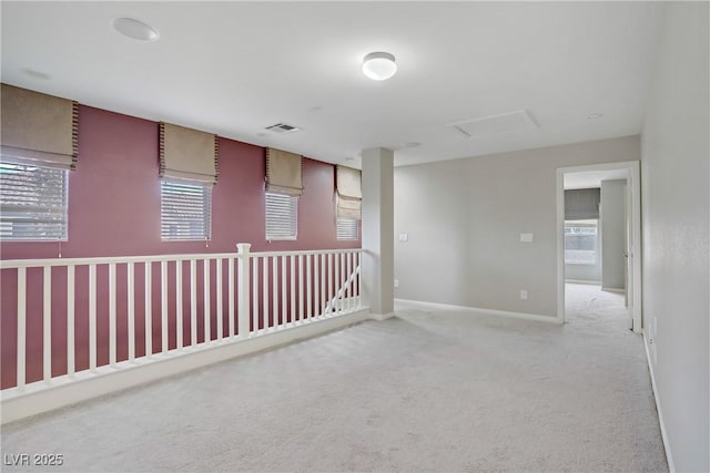 651 Penshaw Bridge Ave, Las Vegas, NV 89178 - spare room with attic access and light carpet