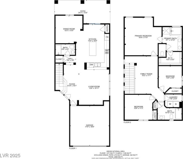 651 Penshaw Bridge Ave, Las Vegas, NV 89178 - view of home floor plan
