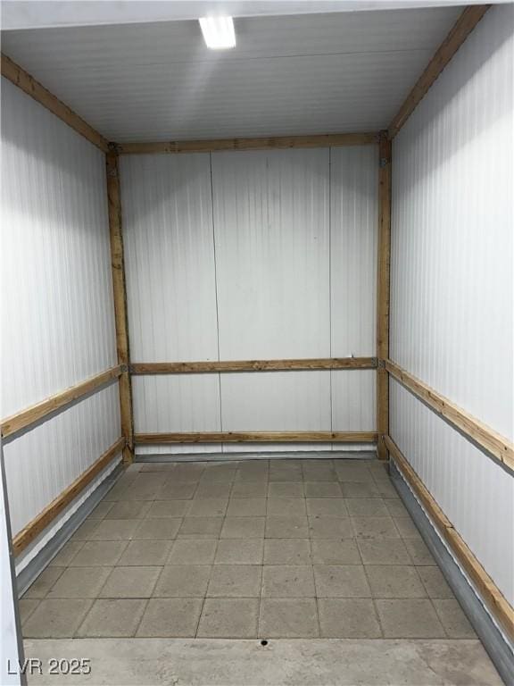 view of spare room