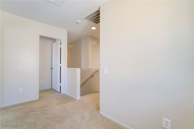 2739 Cramond St, Henderson, NV 89044 - spare room featuring recessed lighting, visible vents, baseboards, and carpet floors