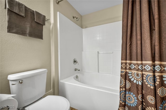 10550 W Alexander Rd Unit 2103, Las Vegas, NV 89129 - bathroom featuring shower / bath combo and a textured wall