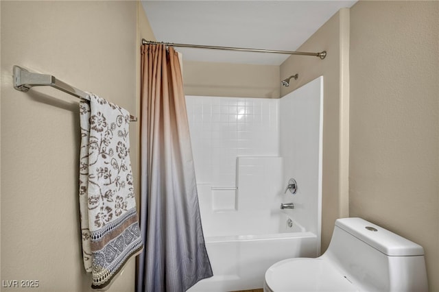 10550 W Alexander Rd Unit 2103, Las Vegas, NV 89129 - full bathroom with toilet and shower / bath combo with shower curtain