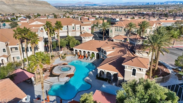10550 W Alexander Rd Unit 2103, Las Vegas, NV 89129 - aerial view of residential area featuring mountains