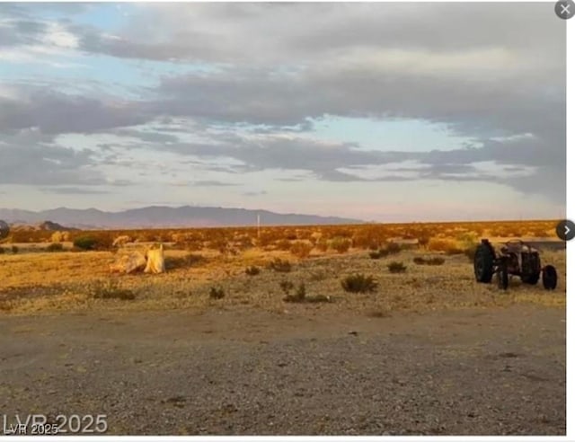 936 Elon Ln, Indian Springs, NV 89018 - exterior space with a rural view and a mountain view