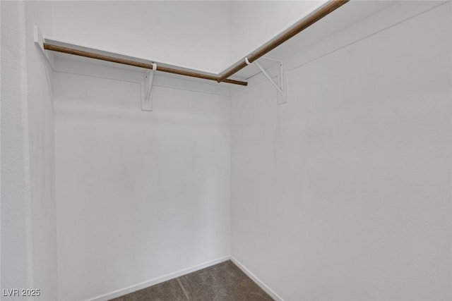 5589 Pico Ferrera Ct, Las Vegas, NV 89113 - walk in closet featuring dark carpet
