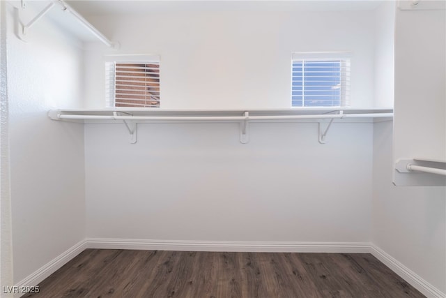 5940 Tamarack Lodge Ln, North Las Vegas, NV 89081 - walk in closet featuring wood finished floors