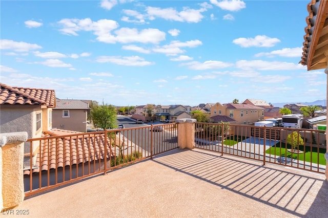 5940 Tamarack Lodge Ln, North Las Vegas, NV 89081 - view of patio / terrace featuring a residential view and a balcony