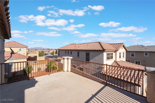 5940 Tamarack Lodge Ln, North Las Vegas, NV 89081 - view of patio / terrace with a residential view and a balcony