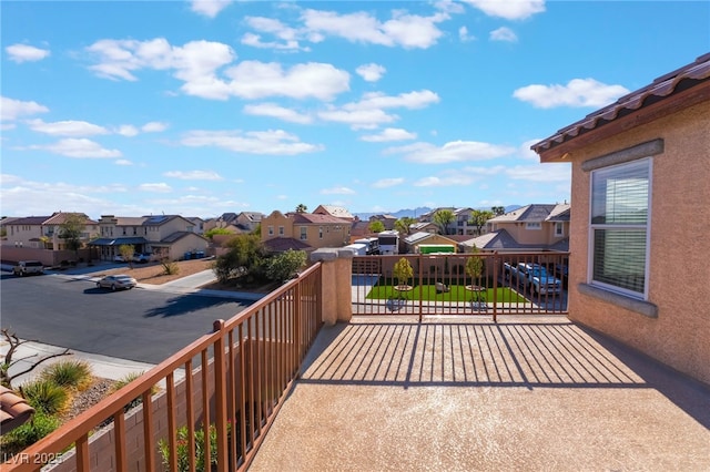 5940 Tamarack Lodge Ln, North Las Vegas, NV 89081 - view of patio with a residential view and a balcony