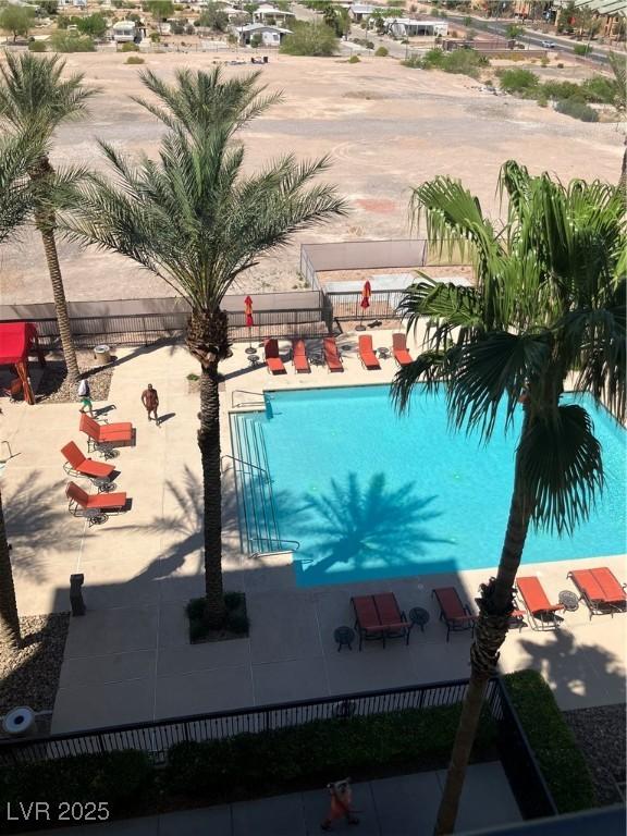 pool with fence