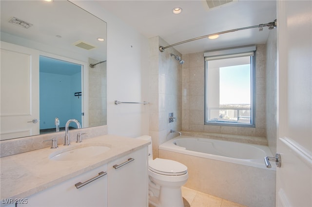 322 Karen Ave Unit 3002, Las Vegas, NV 89109 - full bathroom featuring  shower combination, visible vents, and toilet