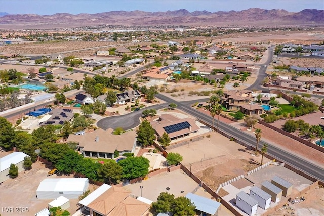 631 Lomprey Ave, Henderson, NV 89002 - bird's eye view featuring a mountain view and a residential view