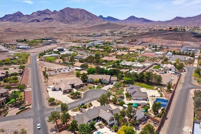 631 Lomprey Ave, Henderson, NV 89002 - birds eye view of property featuring a residential view and a mountain view