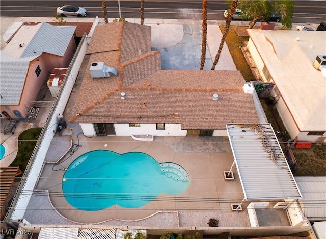 drone / aerial view