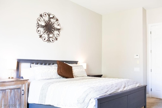 bedroom featuring carpet floors