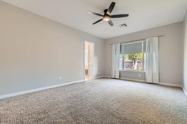 3908 Specula Wing Dr, North Las Vegas, NV 89084 - carpeted spare room featuring a ceiling fan and baseboards