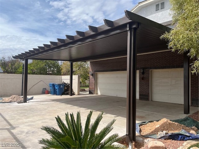 8690 W Ford Ave, Las Vegas, NV 89148 - view of vehicle parking featuring concrete driveway and a garage