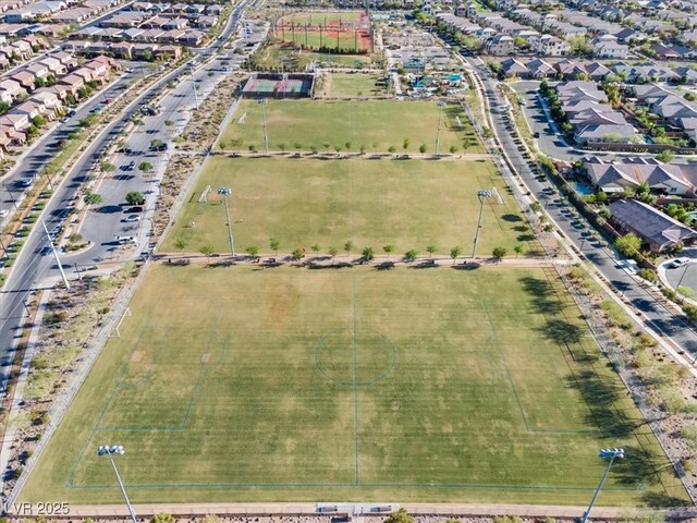 3062 Echoed Rondel Ln, Henderson, NV 89044 - aerial view of property and surrounding area with nearby suburban area