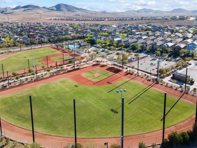 3062 Echoed Rondel Ln, Henderson, NV 89044 - aerial view of residential area with a mountainous background