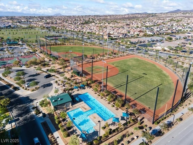 3062 Echoed Rondel Ln, Henderson, NV 89044 - drone / aerial view of mountains
