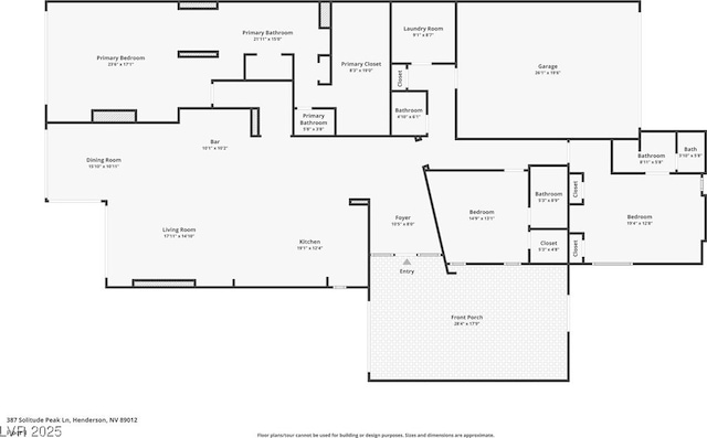 387 Solitude Peak Ln, Henderson, NV 89012 - plan