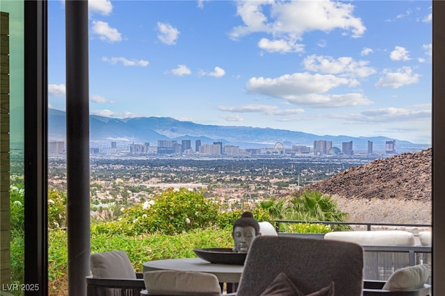 387 Solitude Peak Ln, Henderson, NV 89012 - view of mountain feature featuring a view of city