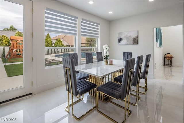 8000 Clock Tower Ct, Las Vegas, NV 89117 - dining area featuring recessed lighting and baseboards