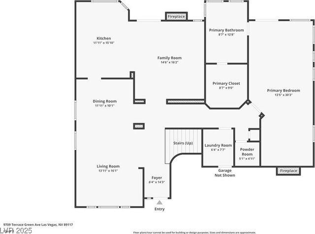 9709 Terrace Green Ave, Las Vegas, NV 89117 - floor plan